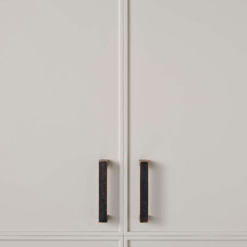 Cast 128mm D-Pull Handle Dark Bronze