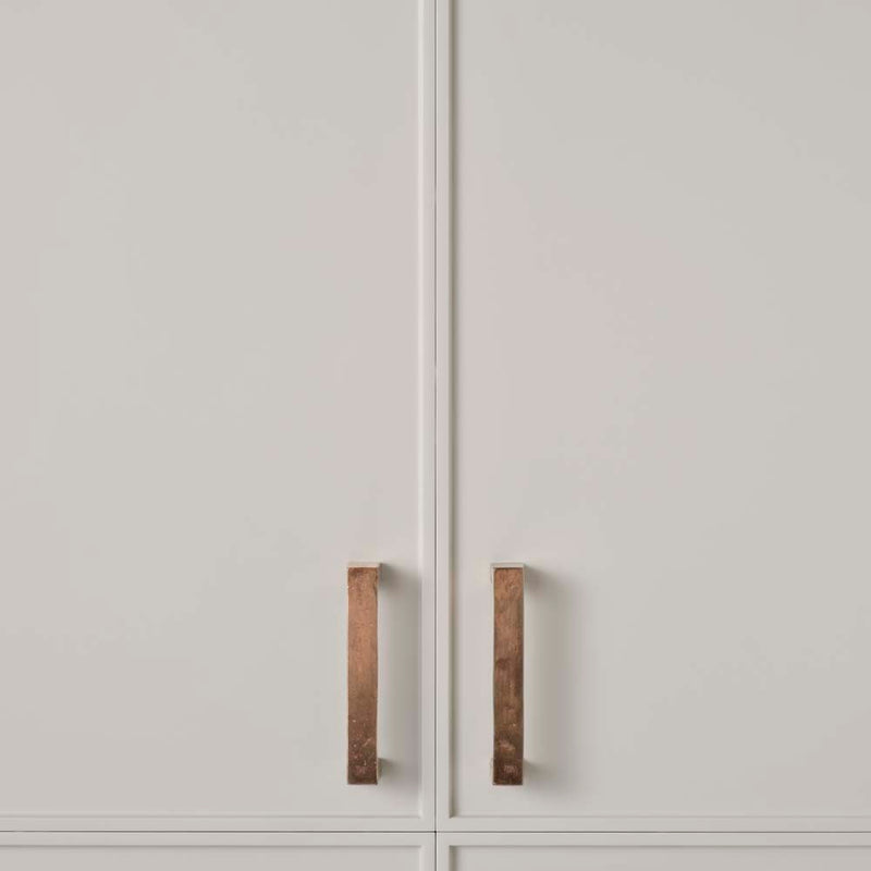 Cast 128mm D-Pull Handle Light Bronze