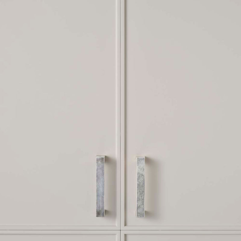 Cast 128mm D-Pull Handle Silver