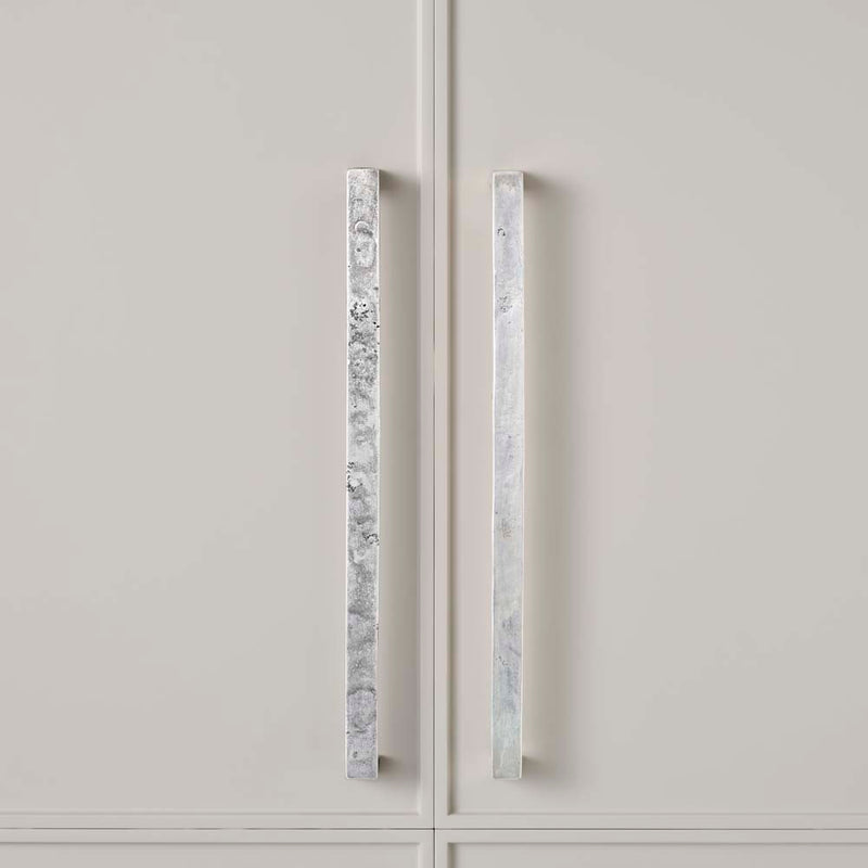 Cast 384mm D-Pull Handle Silver