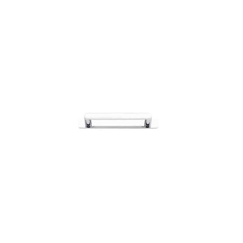 Cabinet Pull Osaka With Backplate Polished Chrome 128mm