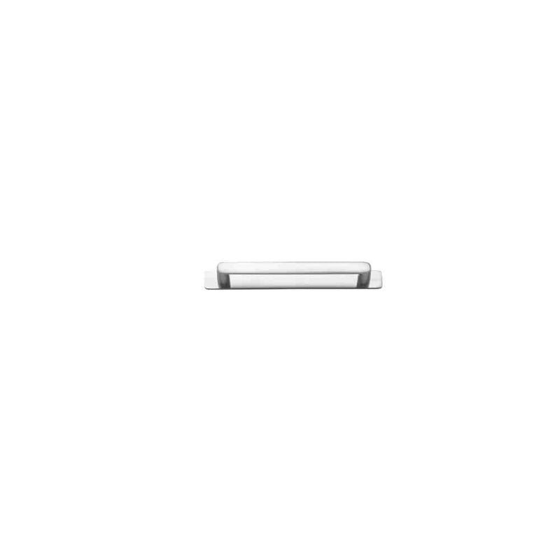 Cabinet Pull Osaka With Backplate Brushed Chrome 160mm