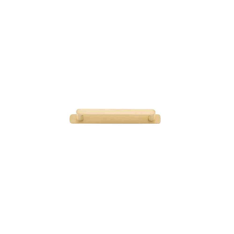 Cabinet Pull Osaka With Backplate Brushed Brass 160mm