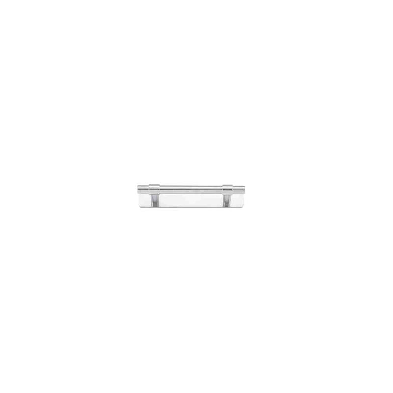 Cabinet Pull Helsinki With Backplate Brushed Chrome 96mm