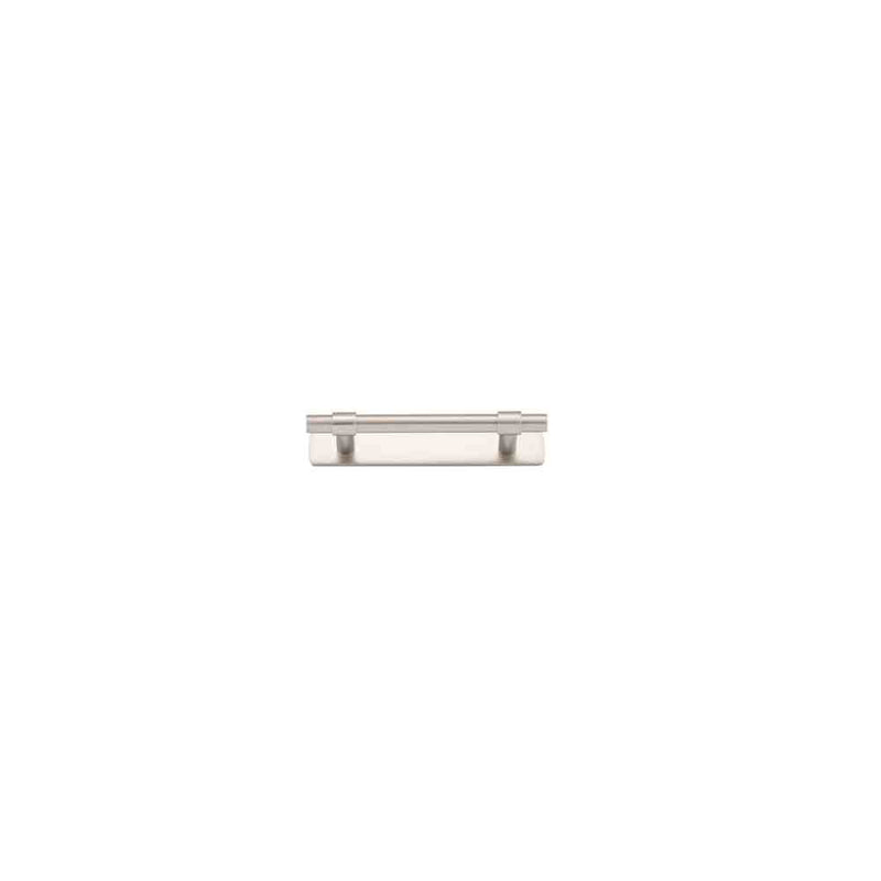 Cabinet Pull Helsinki With Backplate Satin Nickel 96mm