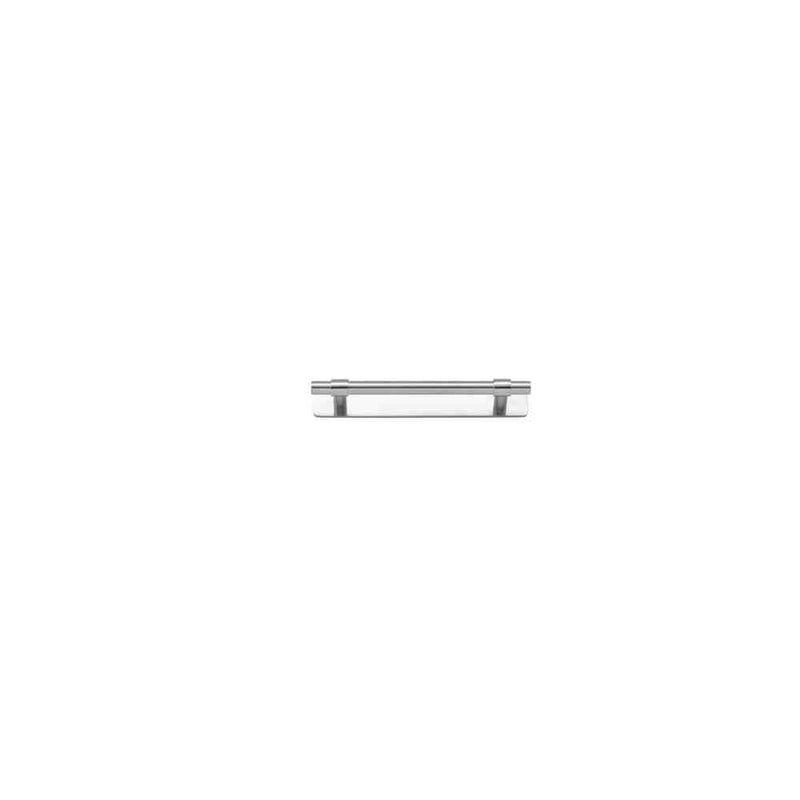 Cabinet Pull Helsinki With Backplate Brushed Chrome 128mm