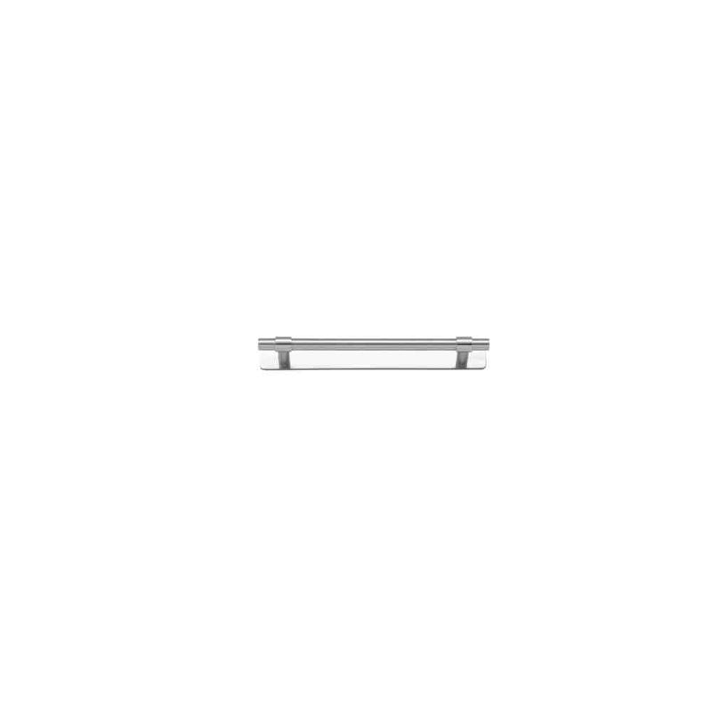 Cabinet Pull Helsinki With Backplate Brushed Chrome 160mm