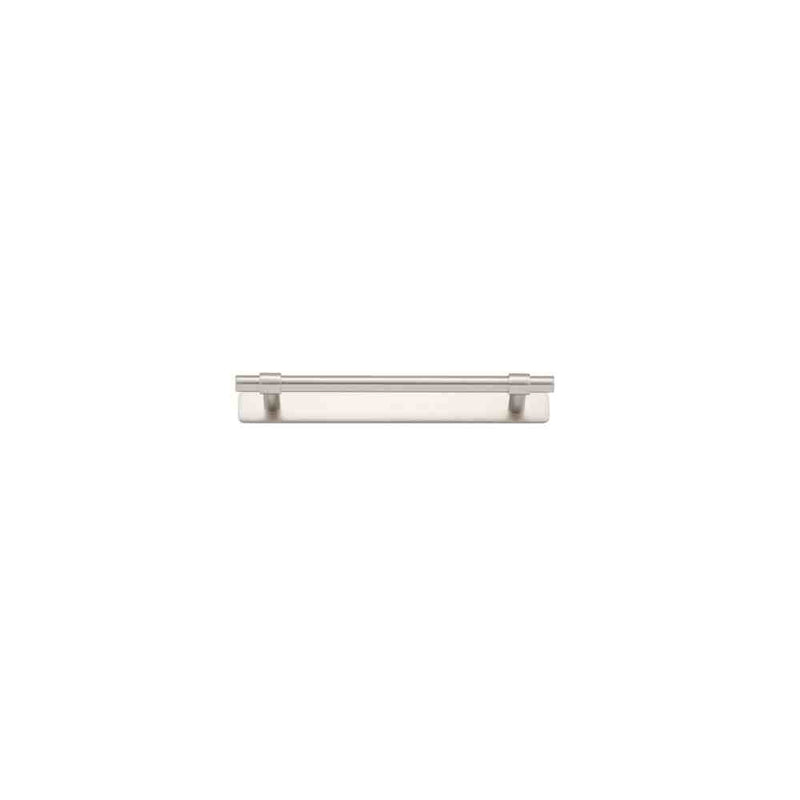 Cabinet Pull Helsinki With Backplate Satin Nickel 160mm