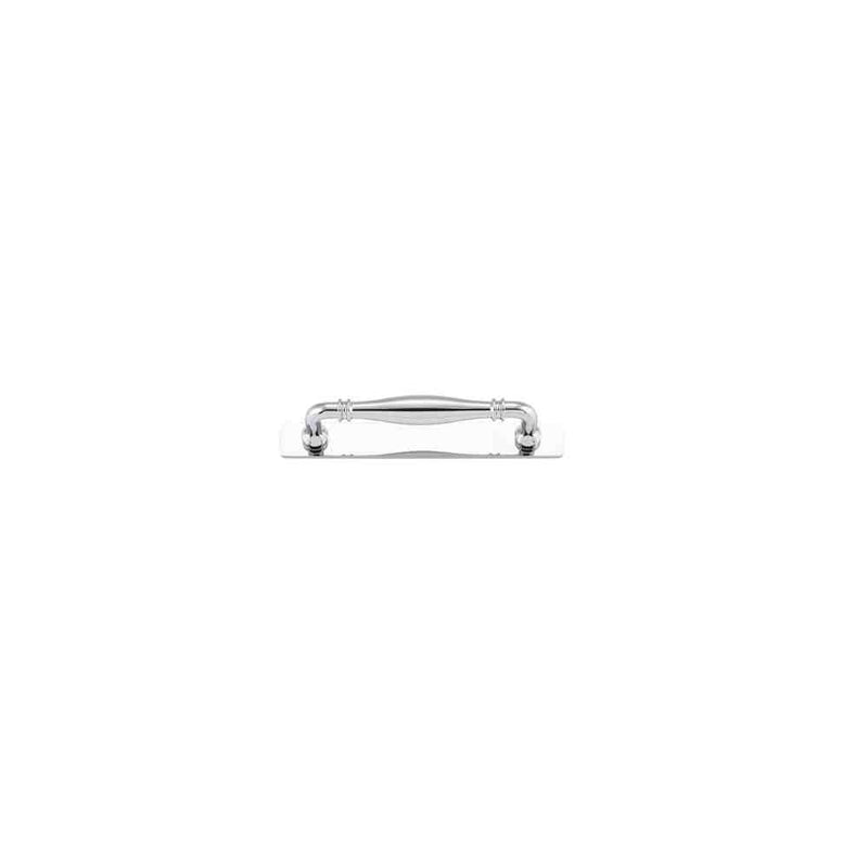 Cabinet Pull Sarlat With Backplate With Backplate Polished Chrome 128mm