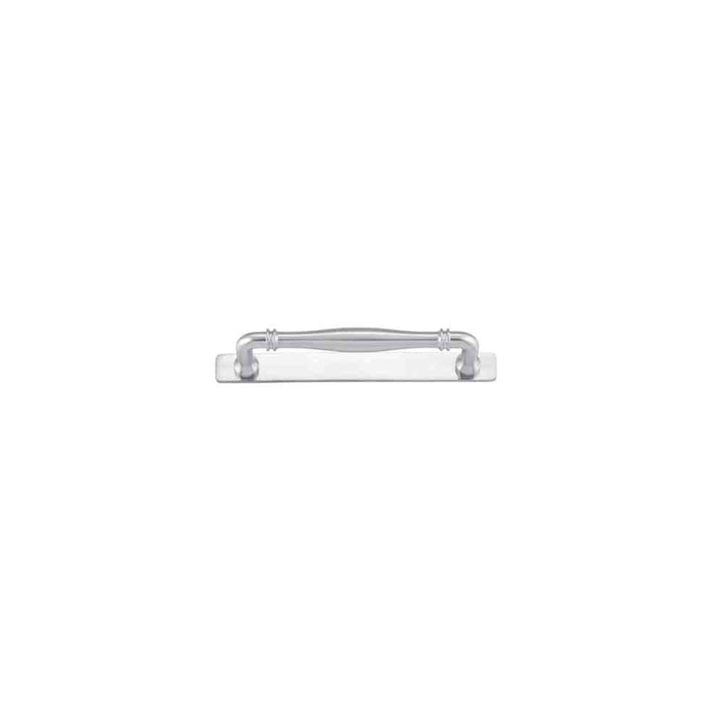 Cabinet Pull Sarlat With Backplate With Backplate Brushed Chrome 160mm