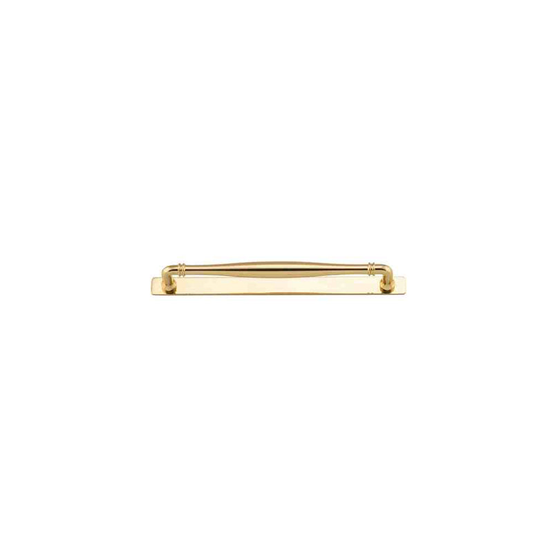 Cabinet Pull Sarlat With Backplate With Backplate Polished Brass 256mm