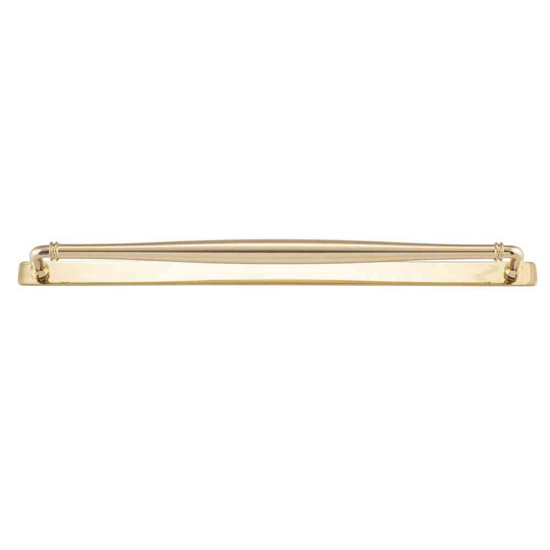 Cabinet Pull Sarlat With Backplate With Backplate Polished Brass 450mm