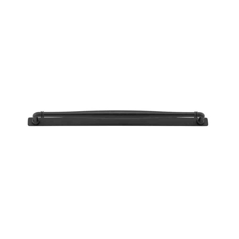 Cabinet Pull Sarlat With Backplate With Backplate Matt Black 450mm