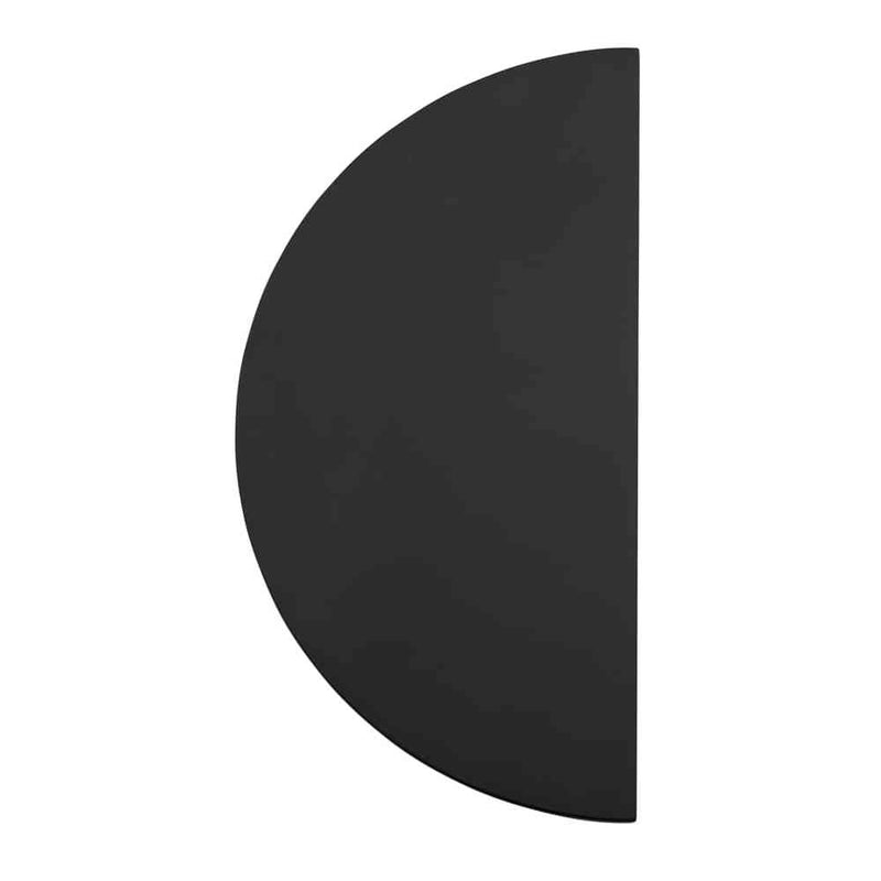 Large Pull Osaka Half Moon Matt Black H250mm