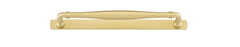 Cabinet Pull Sarlat With Backplate Brushed Gold PVD 256mm