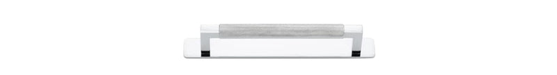 Cabinet Pull Brunswick With Backplate Polished Chrome 160mm