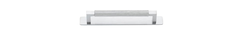 Cabinet Pull Brunswick With Backplate Brushed Chrome 160mm