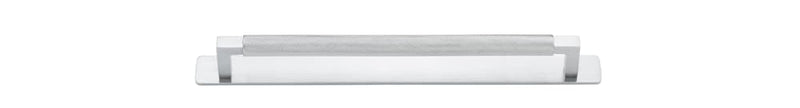 Cabinet Pull Brunswick With Backplate Brushed Chrome 256mm