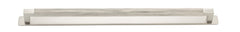 Cabinet Pull Brunswick With Backplate Satin Nickel 450mm