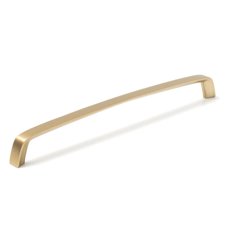 Momo Acuto D Handle 320mm Brushed Satin Brass