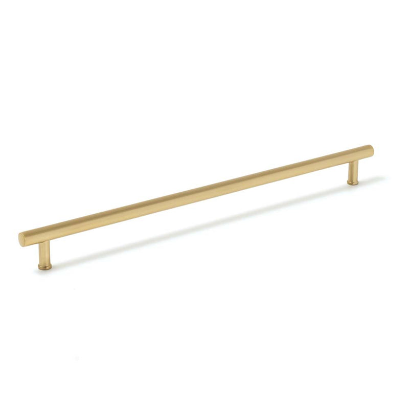 Momo Strano D Handle 320mm Brushed Satin Brass