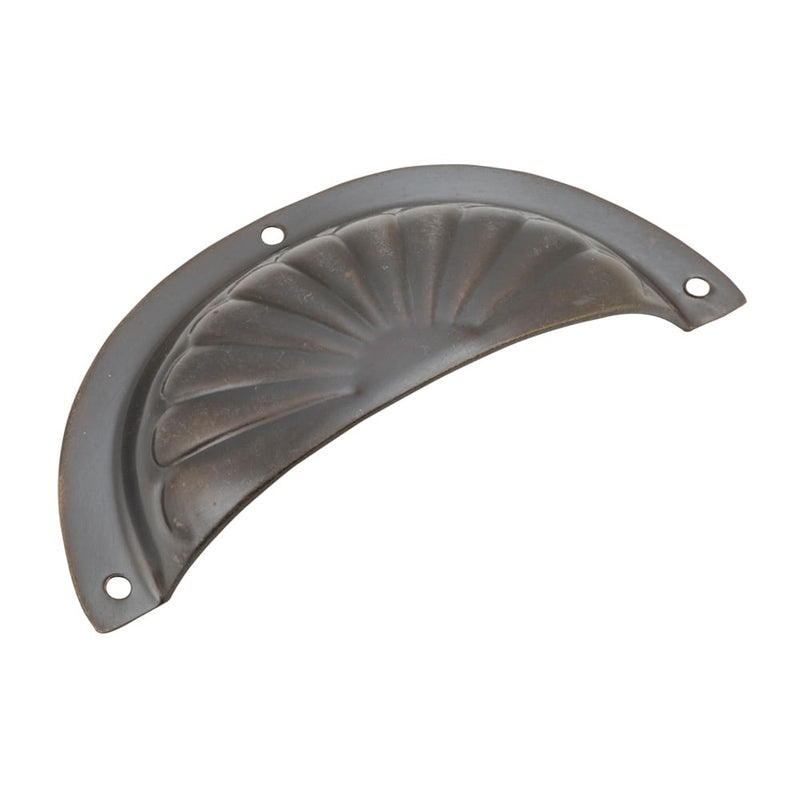 Drawer Pull Sheet Brass Fluted Antique Brass