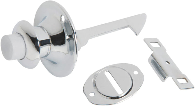 Push Button Catch Deco Chrome Plated