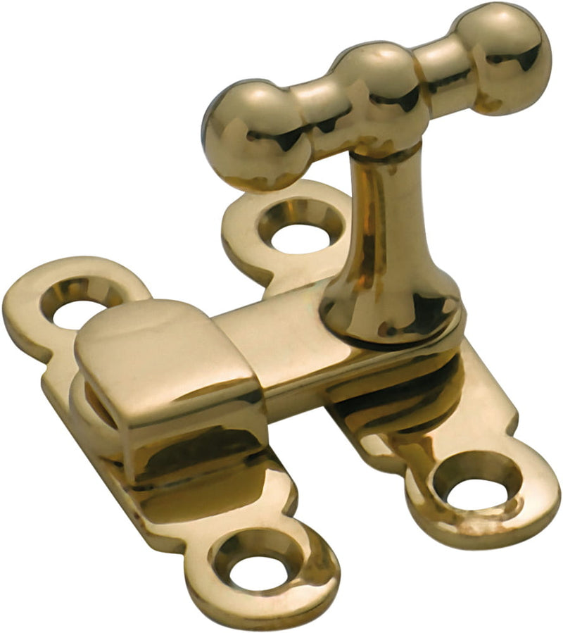 Cupboard Catch Thumb Turn Polished Brass