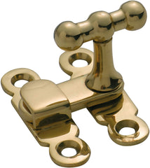 Cupboard Catch Thumb Turn Polished Brass