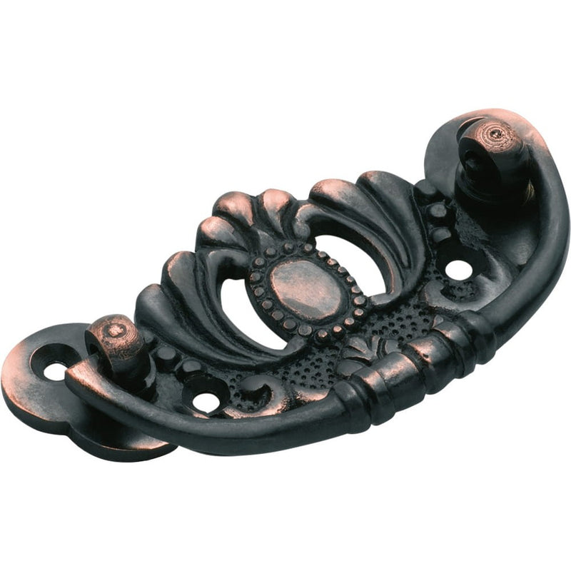 Cabinet Pull Handle Victorian Small Antique Copper