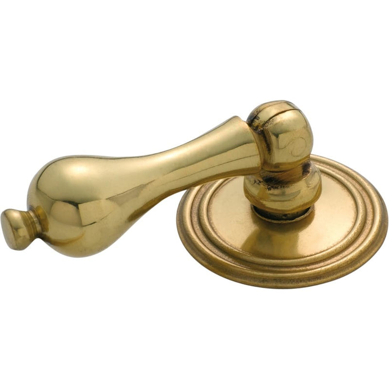 Cabinet Pull Handle Classic Teardrop Polished Brass
