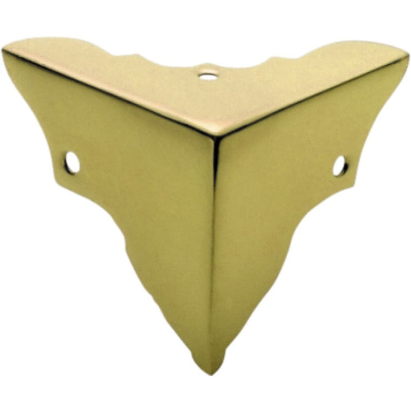Box Corner Sheet Brass Large Polished Brass
