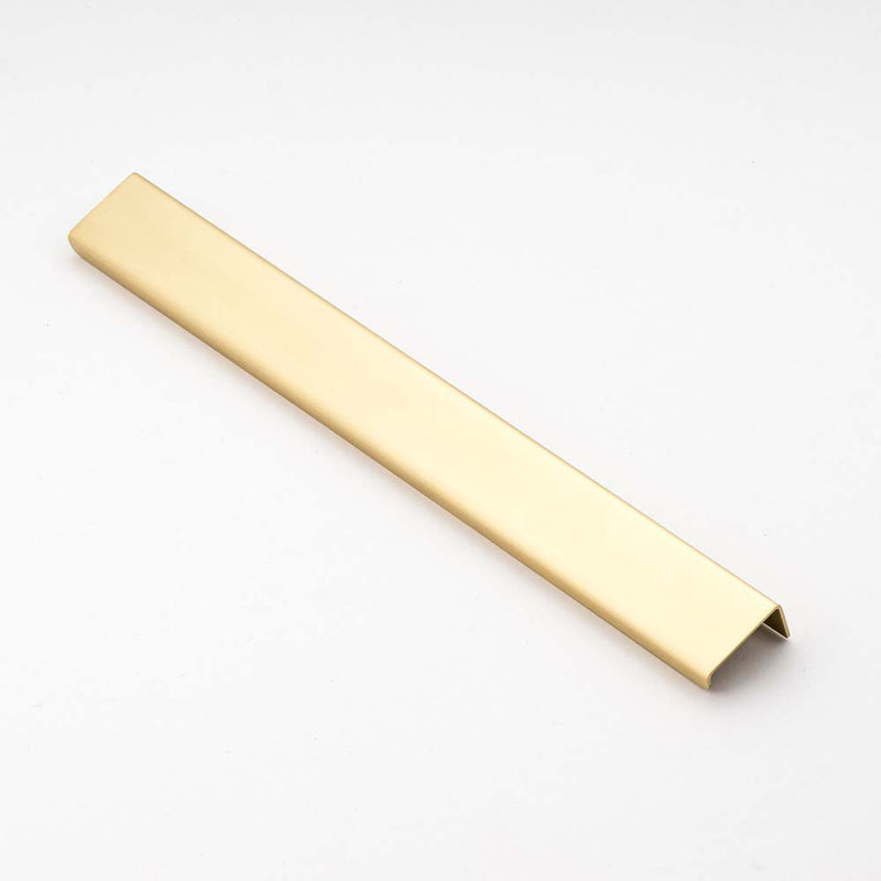 Ledge 300mm Solid Brass Lip Pull Satin Brass