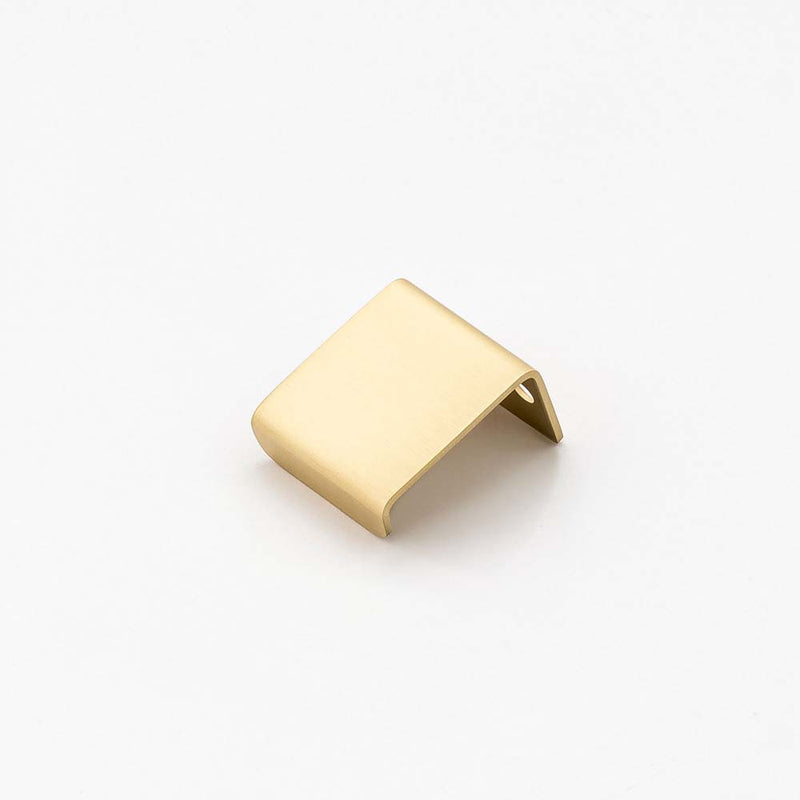 Ledge 30mm Solid Brass Lip Pull Satin Brass