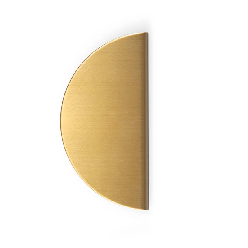 Momo Sola Half Round Lip Pull 160mm Brushed Brass