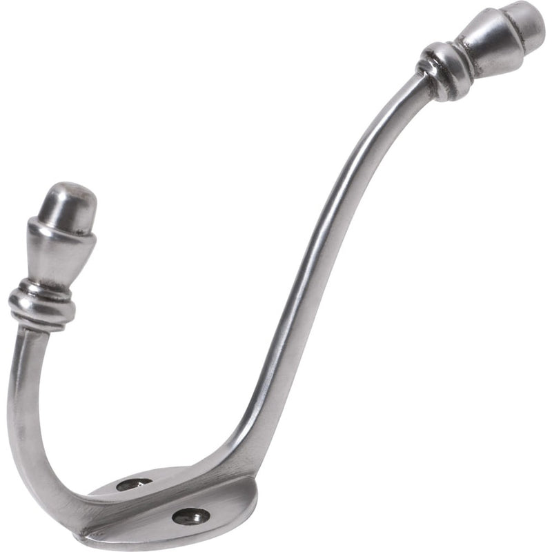 Hat & Coat Hook Acorn Large Iron Polished Metal H150xP95mm