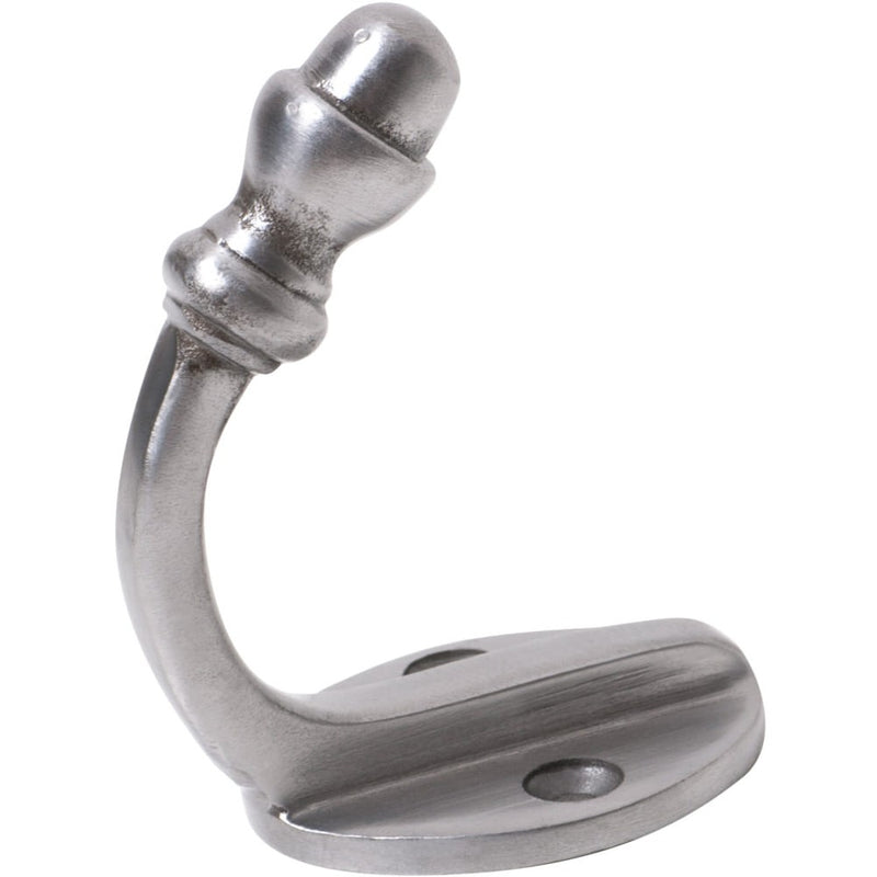 Robe Hook Acorn Iron Polished Metal H45xP70mm