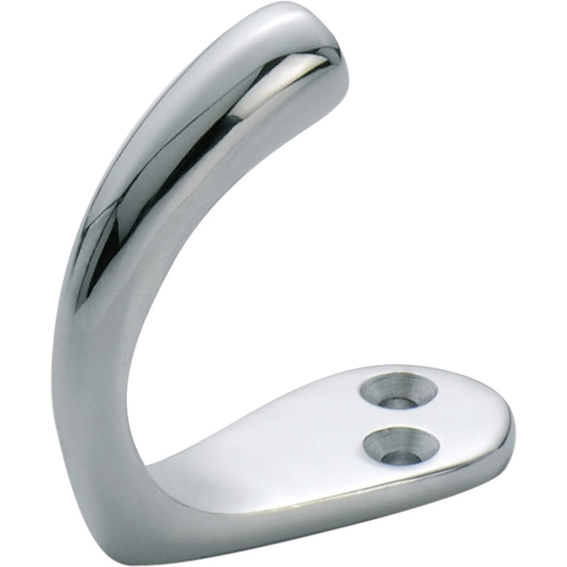 Robe Hook Single Chrome Plated H45xP42mm