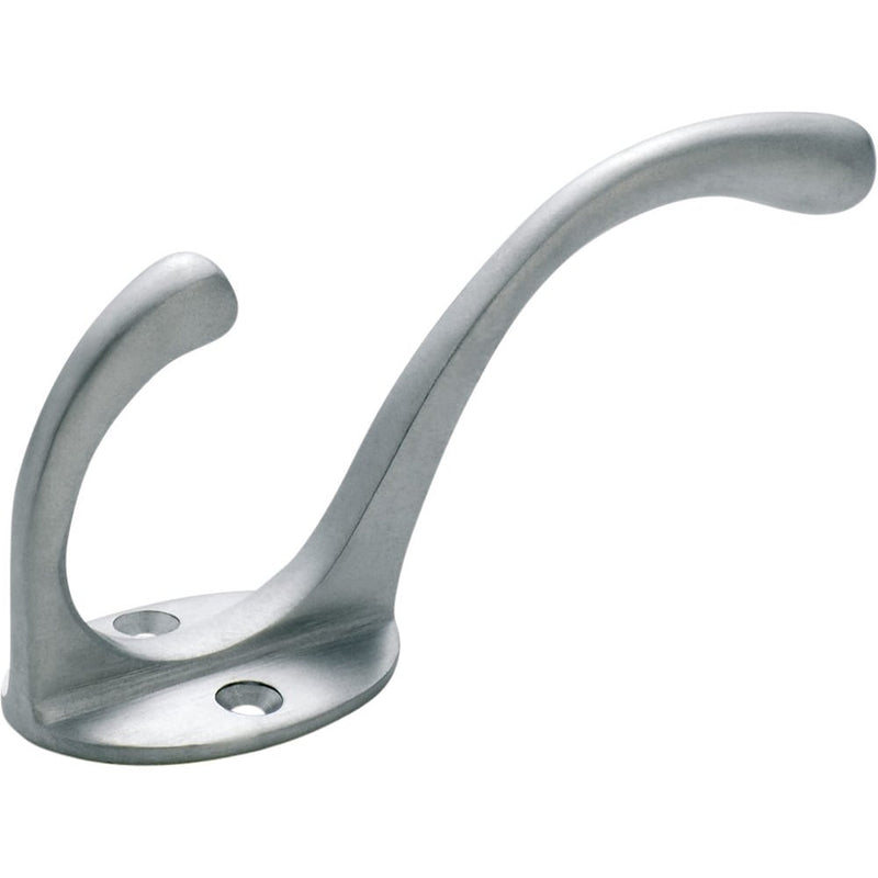 Hat & Coat Hook Victorian Satin Chrome H110xP50mm