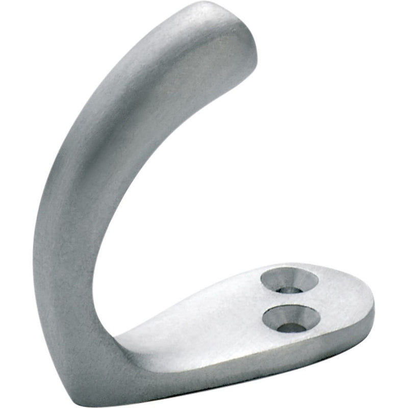 Robe Hook Single Satin Chrome H45xP42mm