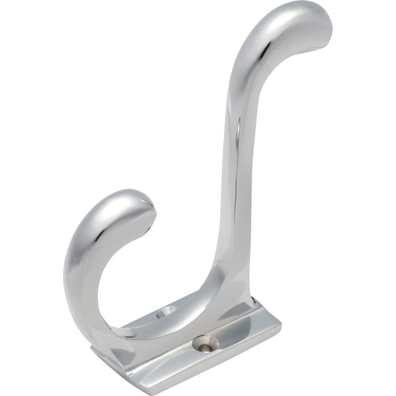 Hat & Coat Hook Retro Chrome Plated H85xP90mm