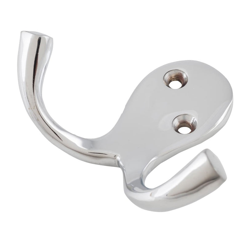 Robe Hook Double Chrome Plated H75xP30mm