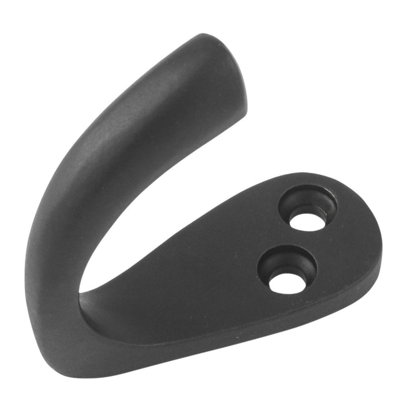 Robe Hook Single Matt Black H45xP42mm