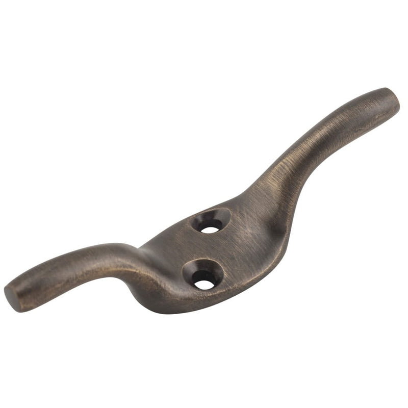 Cleat Hook Antique Brass H75xP20mm