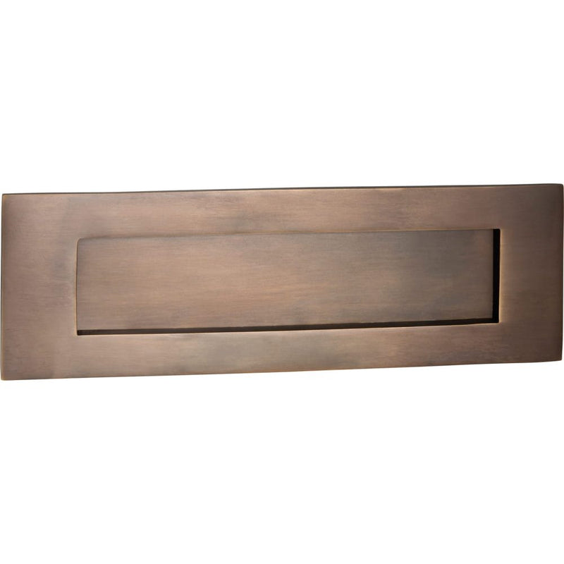 Letter Plate Antique Brass 300 x 100mm