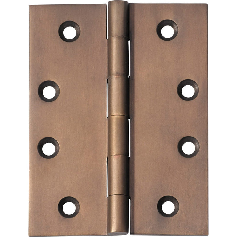 Hinge Fixed Pin Antique Brass H100xW75mm