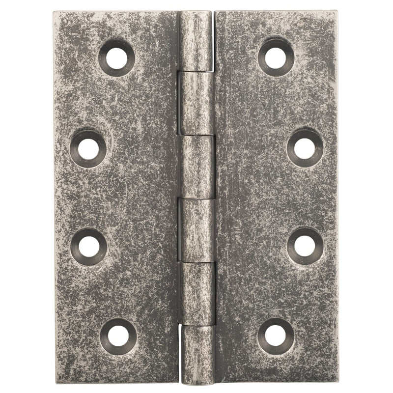 Hinge Fixed Pin Rumbled Nickel H100xW75mm