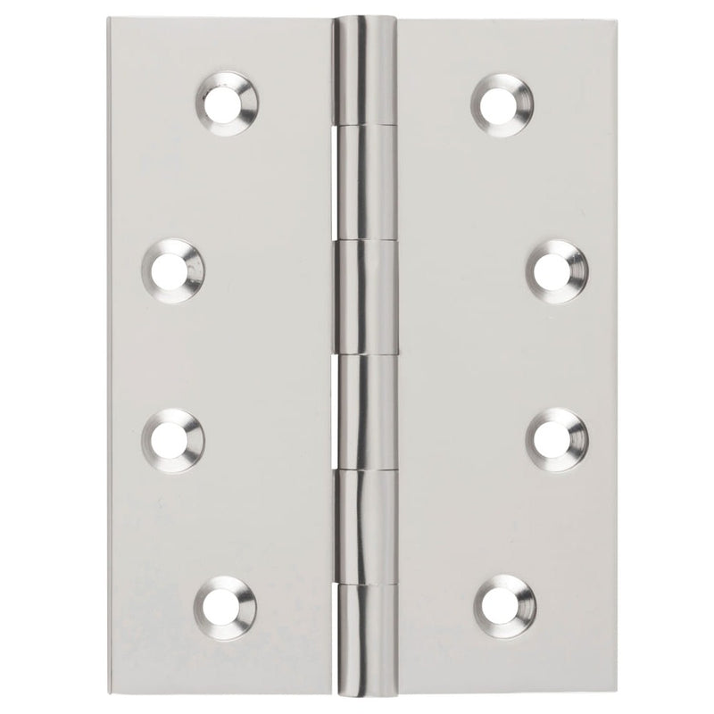 Hinge Fixed Pin Satin Nickel H100xW75mm
