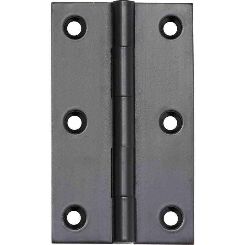 Hinge Fixed Pin Matt Black H89xW50mm