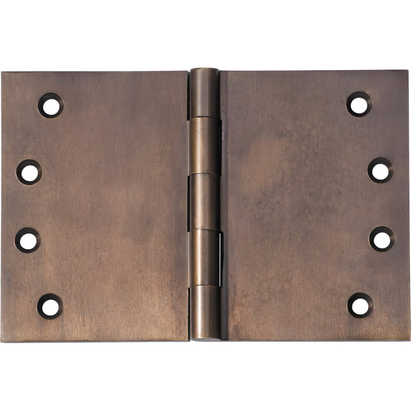 Hinge Broad Butt Antique Brass H100xW150mm